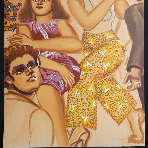 Lester Johnson Group Scene Slacks - Picture 3 of 4